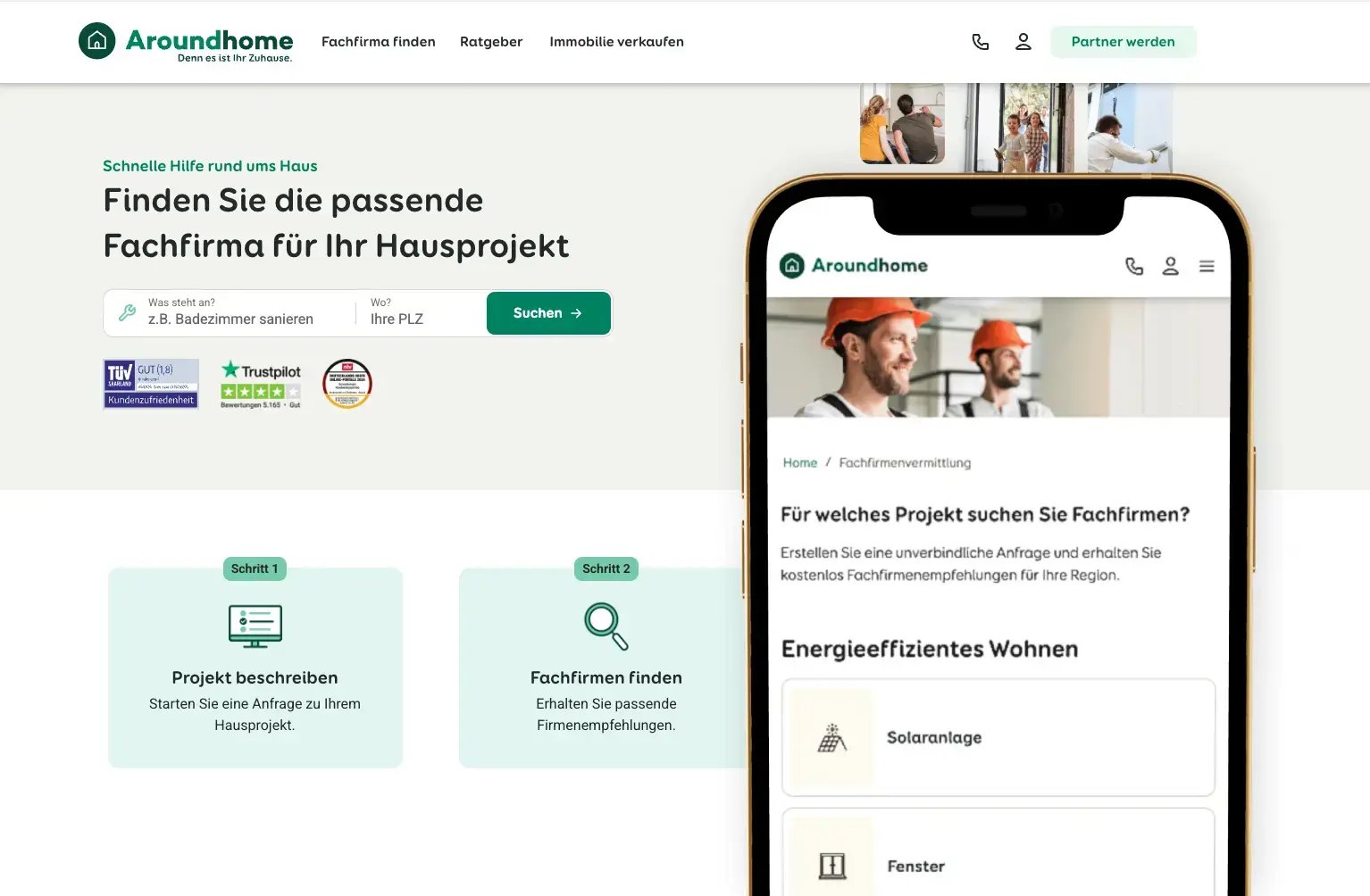 aroundhome Referenzen aroundhome Referenzen